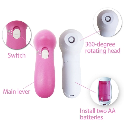 Picture of 5 in 1 beauty instrument beauty facial brush facial cleaning massager private label facial massager