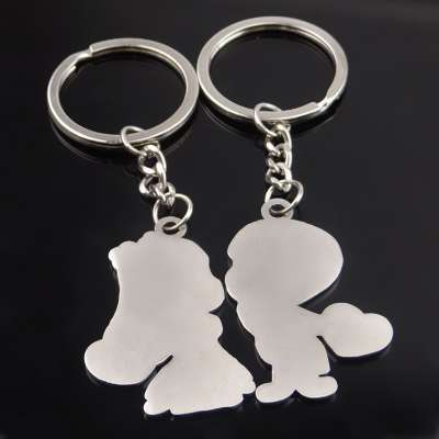 Picture of Korean Keychain Creative Doll Keychain Valentine's Day Street Promotional Gift Small Gift Key Chain