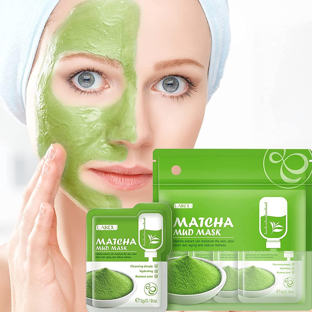 Picture of LAIKOU Matcha Mud Mask for Deep Clean- 5g (12 Pcs/Pack)