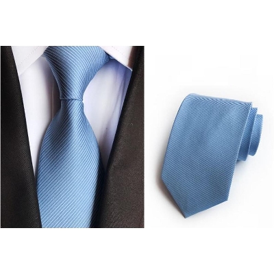 Picture of Men's New Professional Office Formal Tie 8cm- Sky Blue