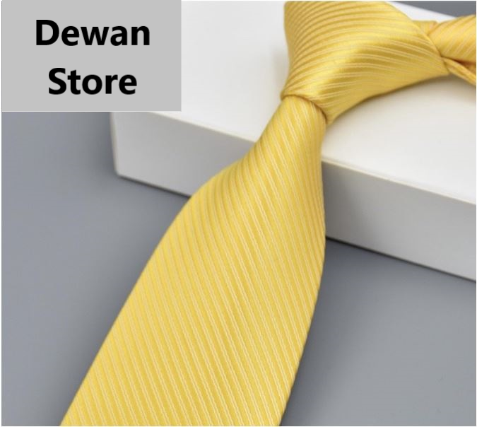 Picture of Men's New Professional Office Formal Tie 8cm- Yellow