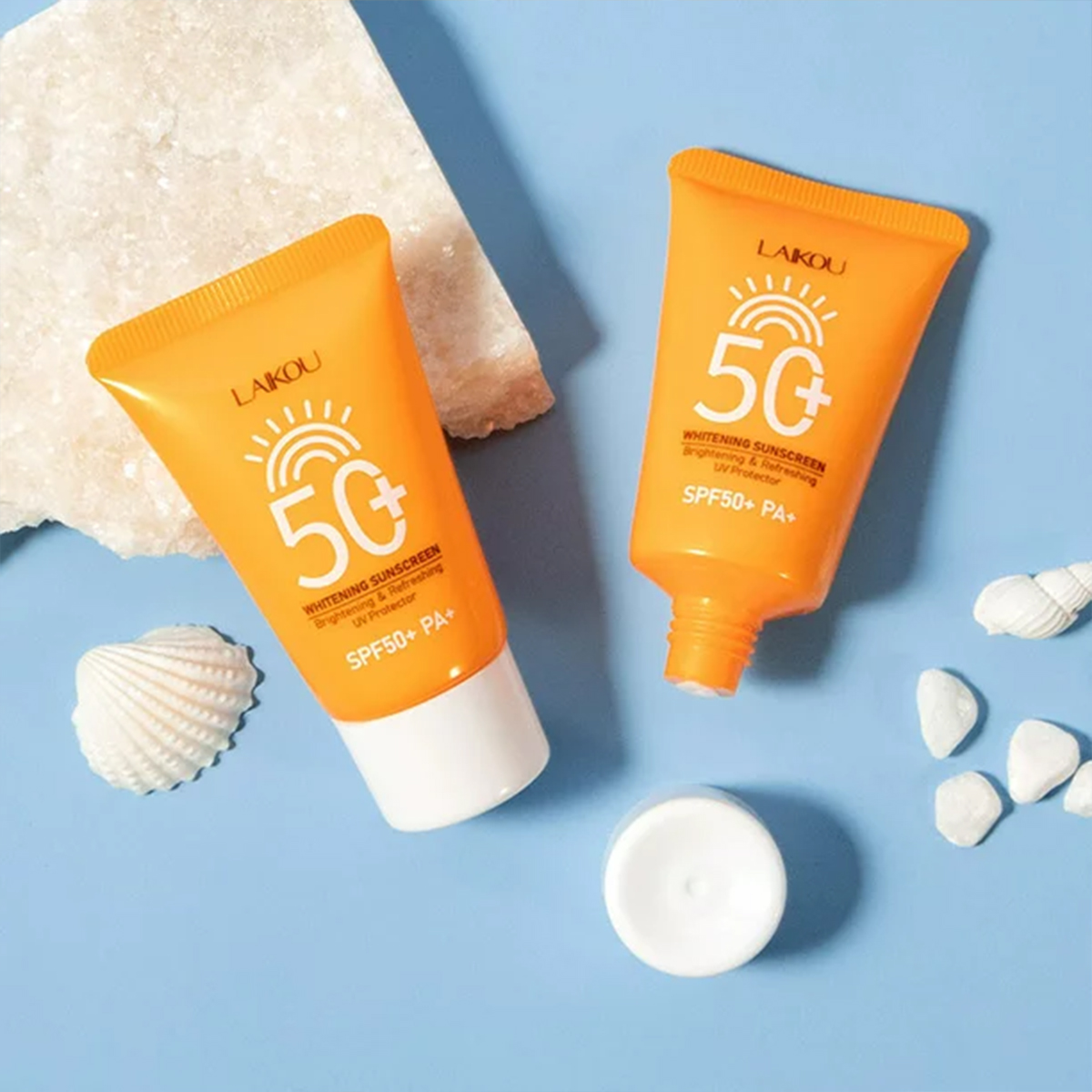 Picture of LAIKOU Brightening Sunscreen Waterproof Sunblock Cream UV Protection SPF50+ - 30g