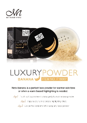 Picture of Menow Makeup F16007 Luxury Banana Powder Face Oil-control Loose Powder Foundation- 15g