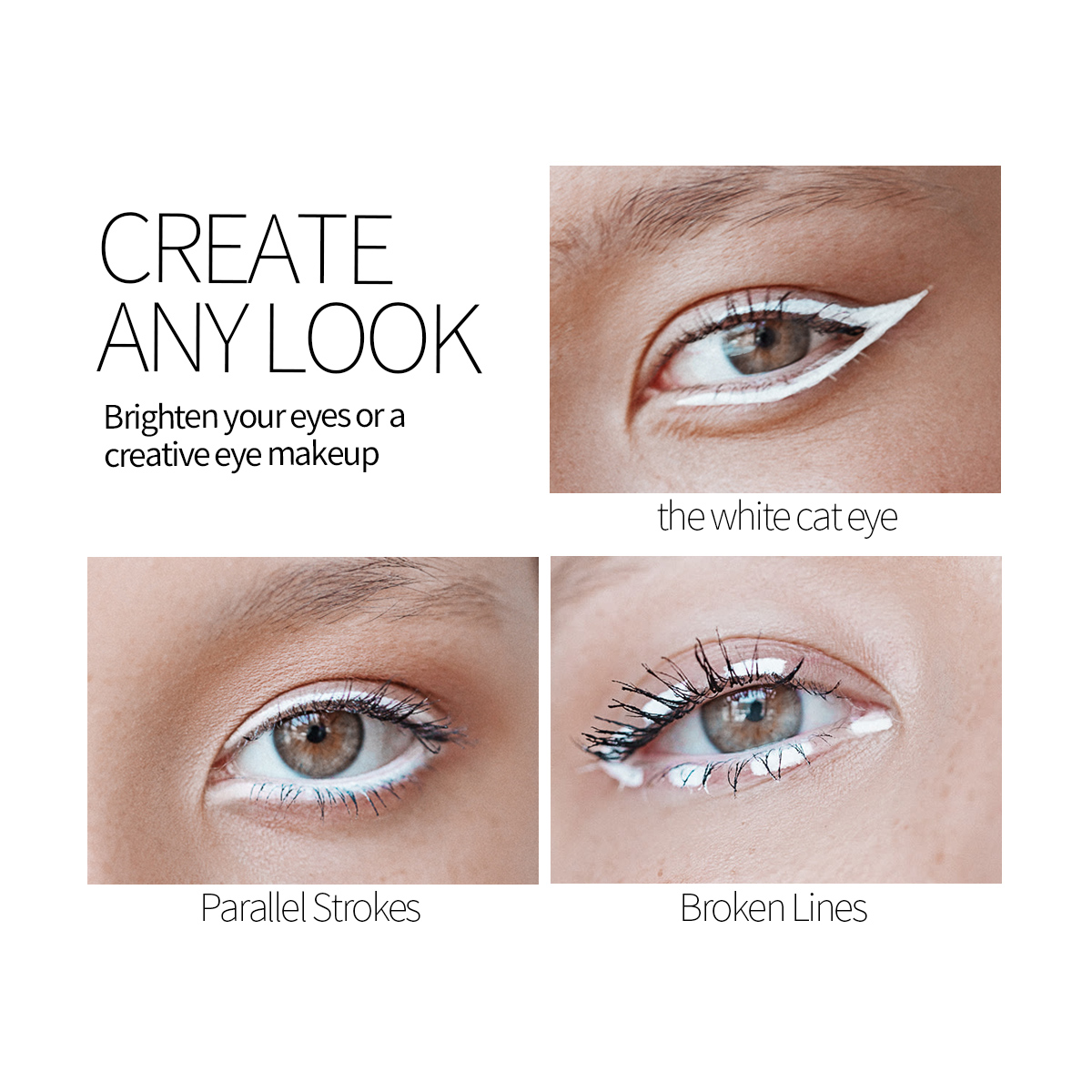 Picture of Menow White Eyeliner Waterproof Makeup White EyeLiner Pencils- 1g
