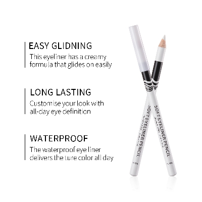 Picture of Menow White Eyeliner Waterproof Makeup White EyeLiner Pencils- 1g