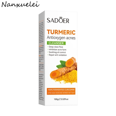 Picture of SADOER Turmeric Antioxygen Acnes & pore cleaner Deep Cleansing Face Cleanser- 100g