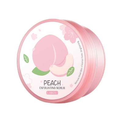 Picture of LAIKOU Scrubs Natural Pore Shrinking Skin Exfoliating Peach Scrub- 90g