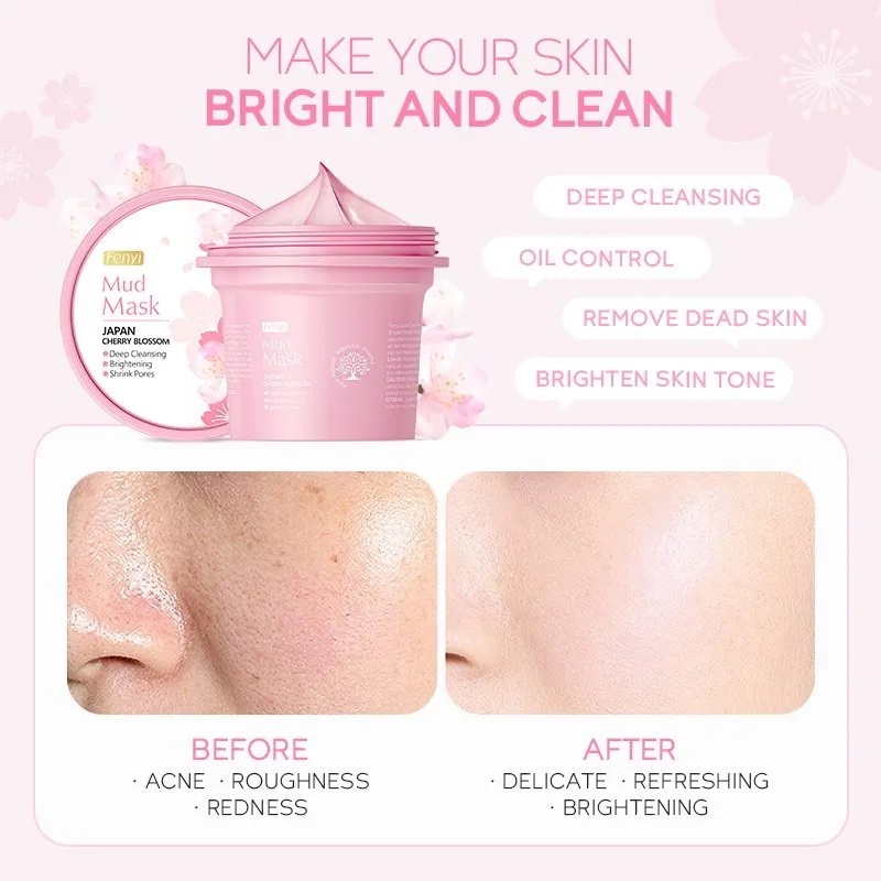 Picture of Fenyi Japan Cherry Blossom Deep Cleansing Shrink Pores Mud Mask- 100g
