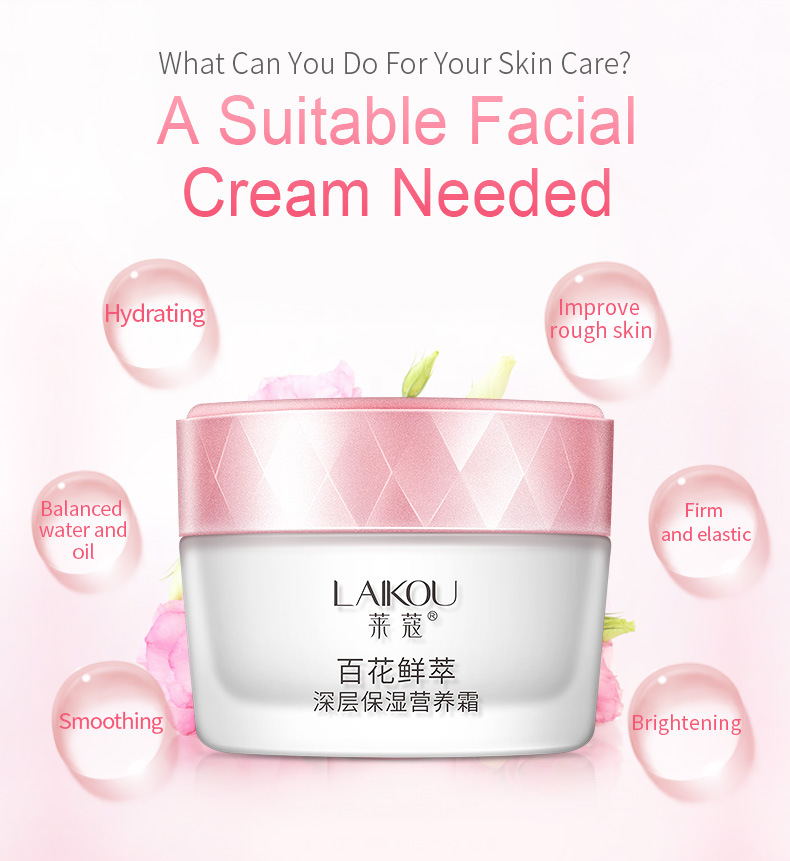 Picture of LAIKOU Lily Refreshing & Moisturizing Face Cream- 50g