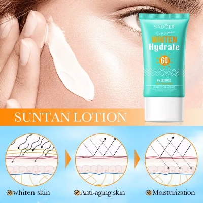 Picture of SADOER Whiten & Hydrate 60 PA+++ UV Defense Sun Protection- 50g