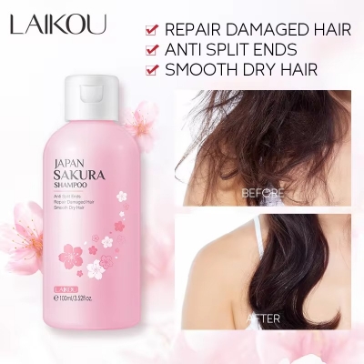 Picture of LAIKOU Japan Sakura Anti Split Ends Hair Shampoo- 100ml
