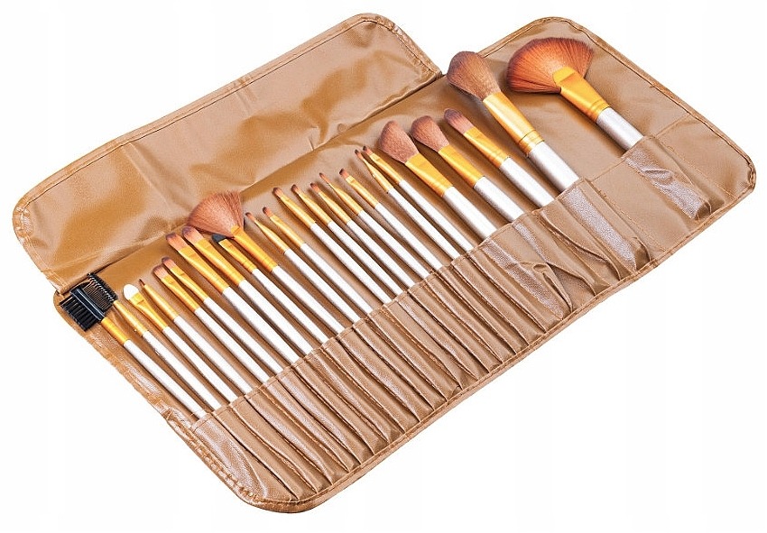 Picture of Naked3 Professional 32 Pcs Golden Colour makeup Brush Set