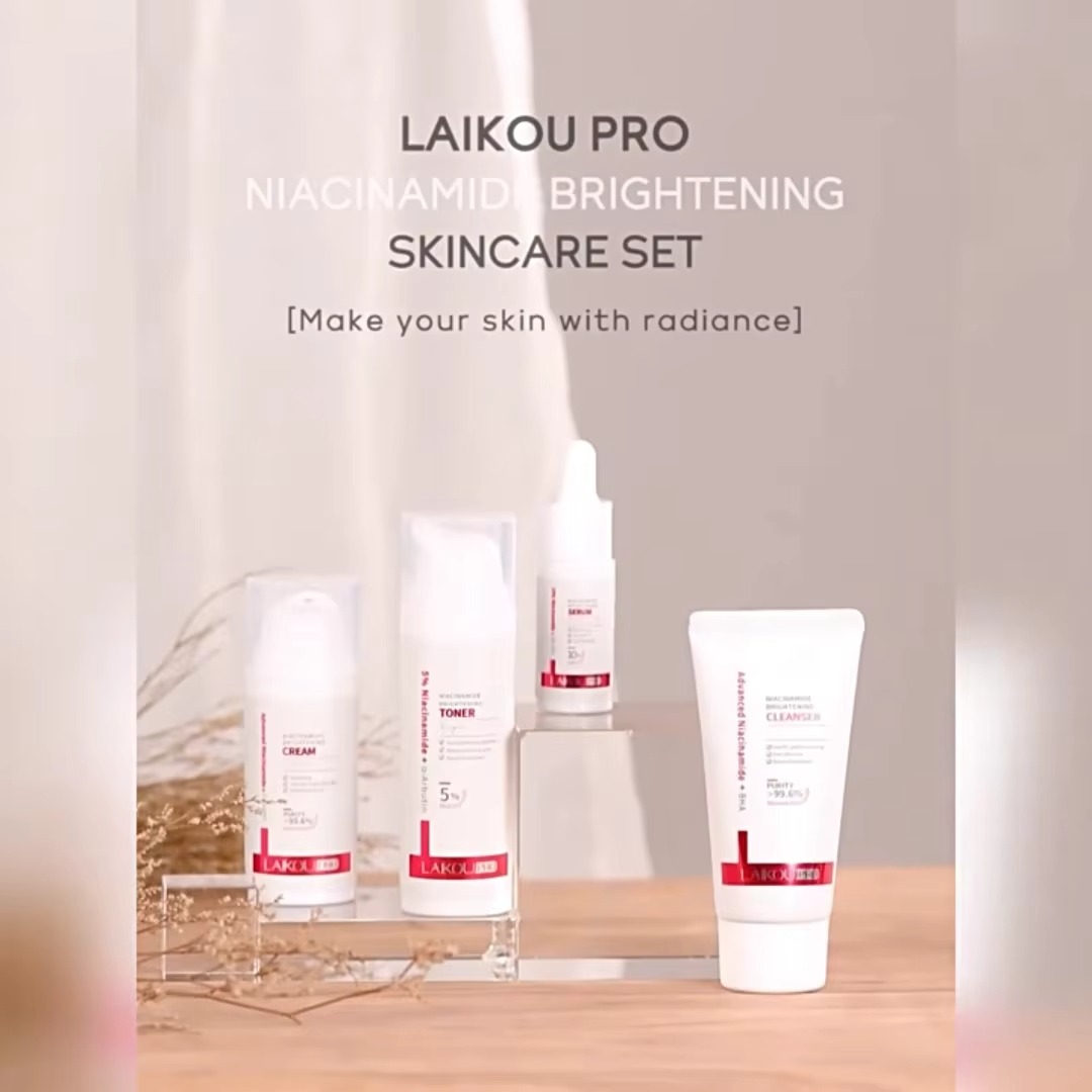 Picture of LAIKOU Pro Niacinamide Moisturizing Skin Care 4 Pcs Set- 147ml