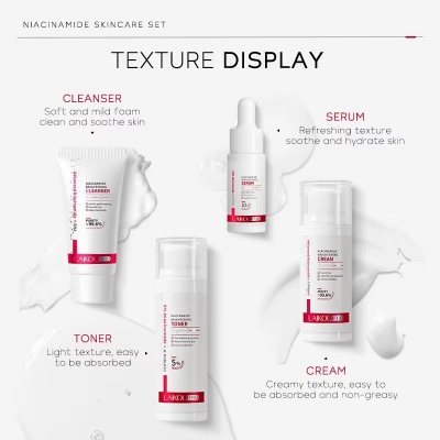 Picture of LAIKOU Pro Niacinamide Moisturizing Skin Care 4 Pcs Set- 147ml
