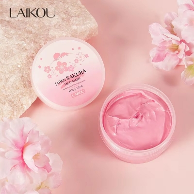Picture of LAIKOU Japan Sakura Hydrating, Pores Cleansing & Oil Control Mud Mask- 90g