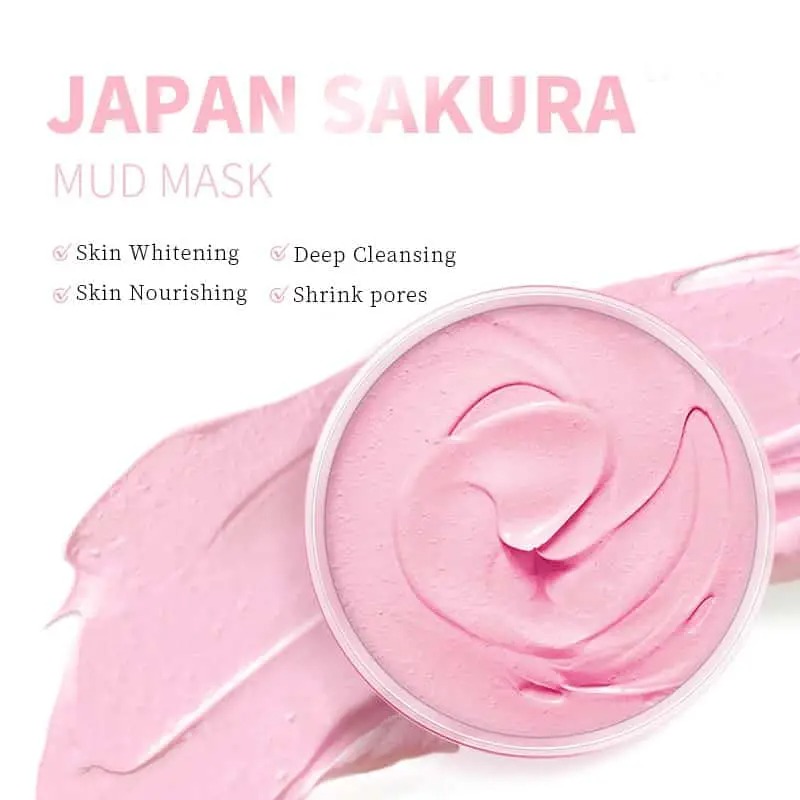 Picture of LAIKOU Japan Sakura Hydrating, Pores Cleansing & Oil Control Mud Mask- 90g