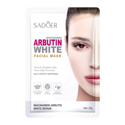 Picture of SADOER Nicotinamide Arbutin White Facial Mask- 25ml