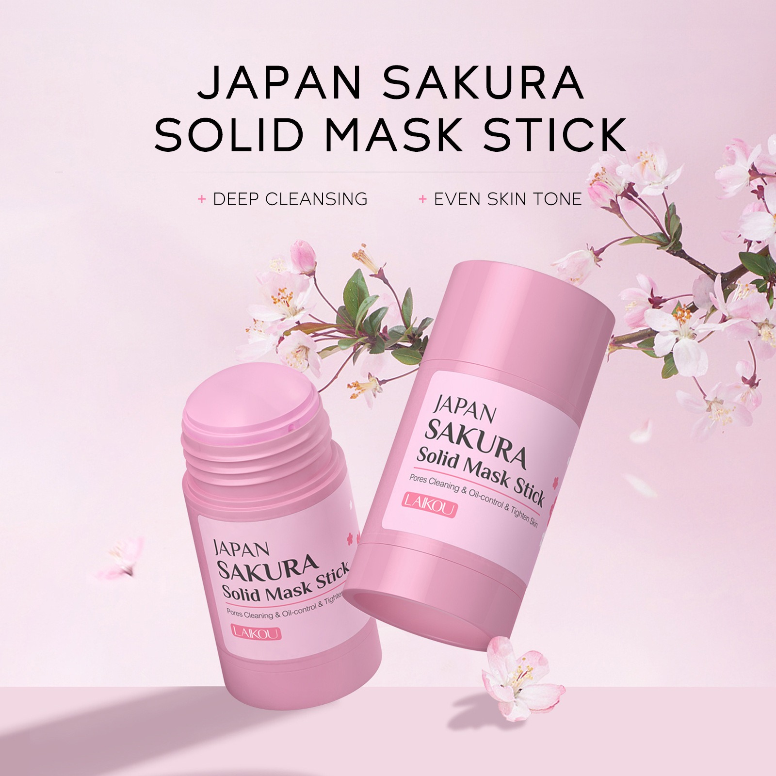 Picture of LAIKOU Japan Sakura Pores Cleansing Oil Contol Solid Mask Stick- 40g