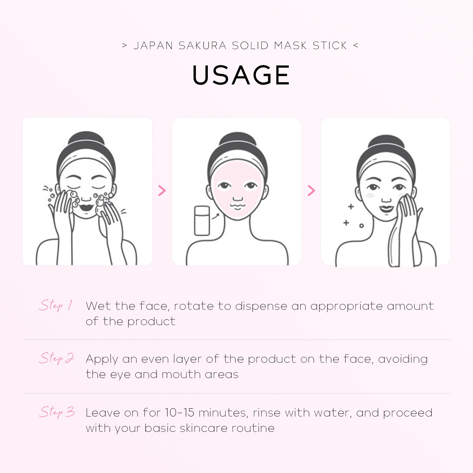 Picture of LAIKOU Japan Sakura Pores Cleansing Oil Contol Solid Mask Stick- 40g