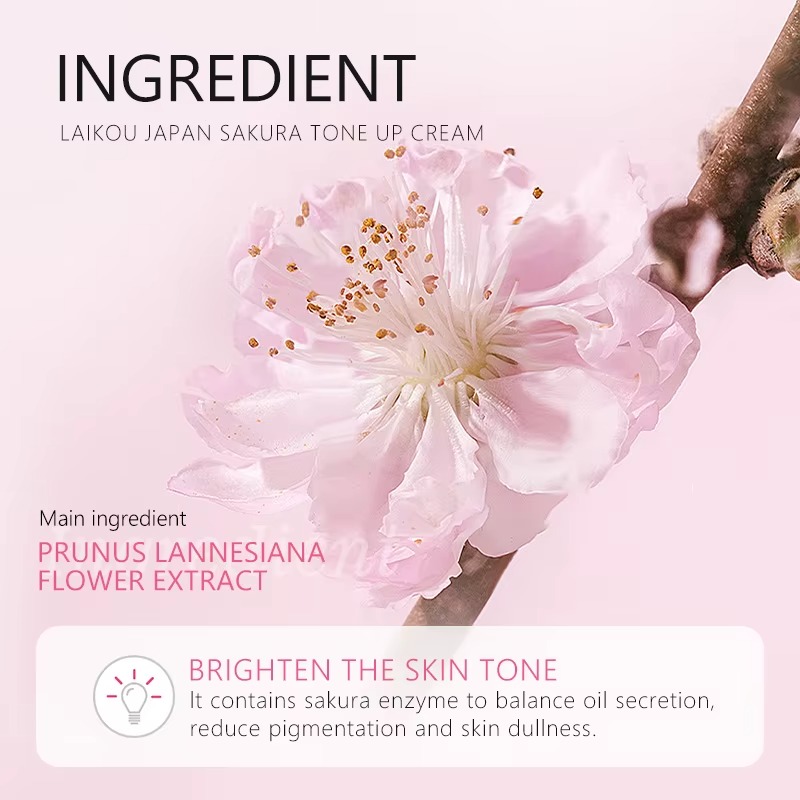 Picture of LAIKOU Japan Sakura Face Tone Up Cream- 30g