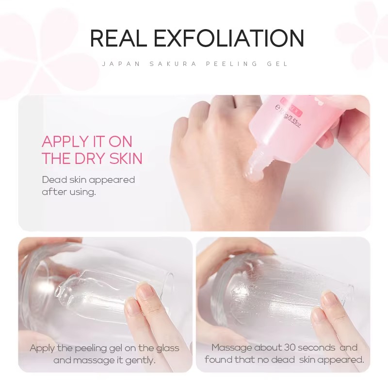 Picture of LAIKOU Japan Sakura Clean Pores Face Peeling Gel- 100g