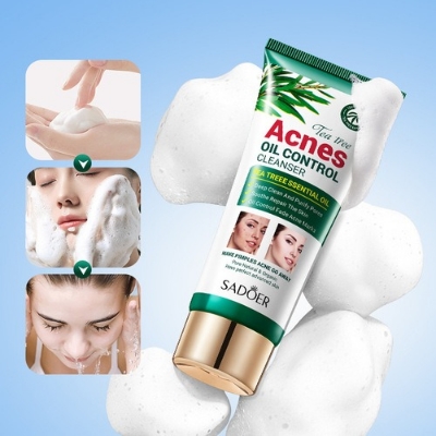 Picture of SADOER Tea Tee Acnes Reduce Oil Control Cleanser- 100g Face Wash