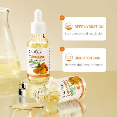 Picture of SADOER Turmeric Anti-Oxidation Hydrating & Lighten Face Serum- 30ml