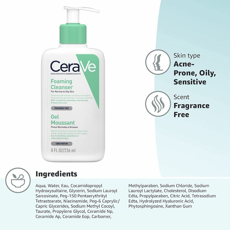 Picture of CeraVe Gel Moussant Foaming Cleanser- 236ml