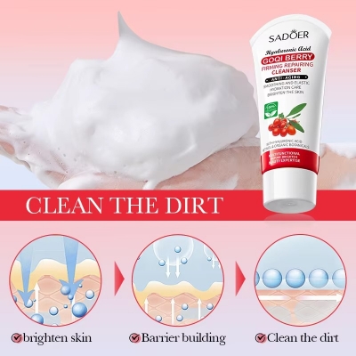 Picture of SADOER Hyaluronic Acid GOQI BERRY Anti-Aging Face Cleanser- 100g
