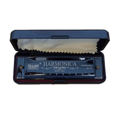 Picture of Dream Maker DM Professional Type C Harmonica 10B(Black)