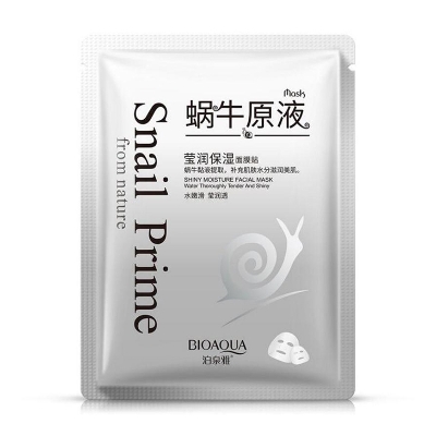 Picture of BIOAQUA Snail Liquid Moisturizing Mask Moisturizing Nourishing Mask Rejuvenating Moisturizing Sheet Mask(Face)