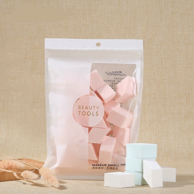 Picture of 25 Pieces soft triangles sponge makeup puff bag soaked water bigger skin soft puff(Random)