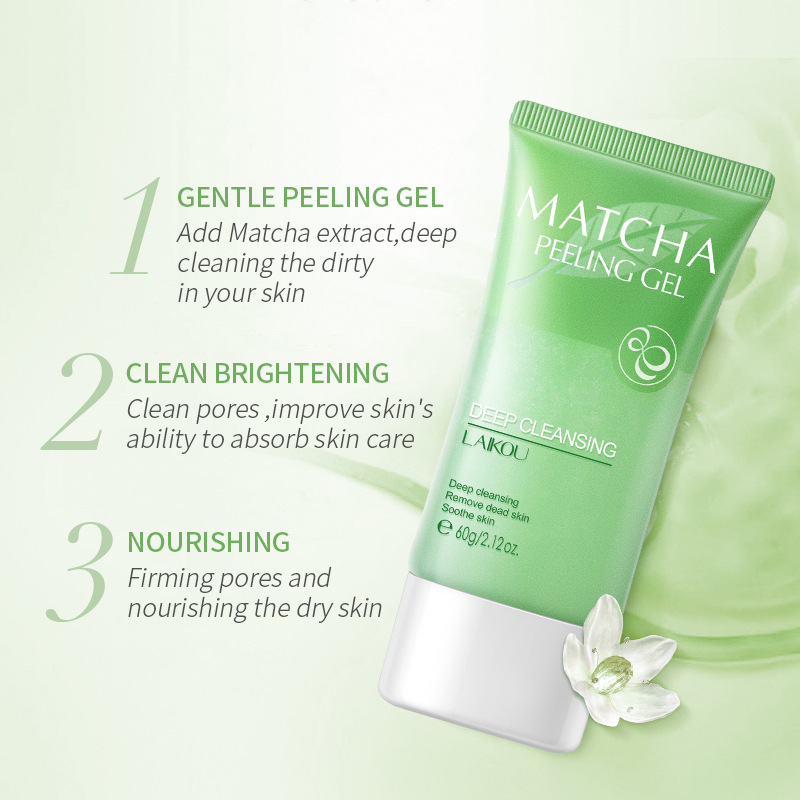 Picture of LAIKOU Deep Cleaning Facial Peeling Gel- 60g(Green-Matcha)