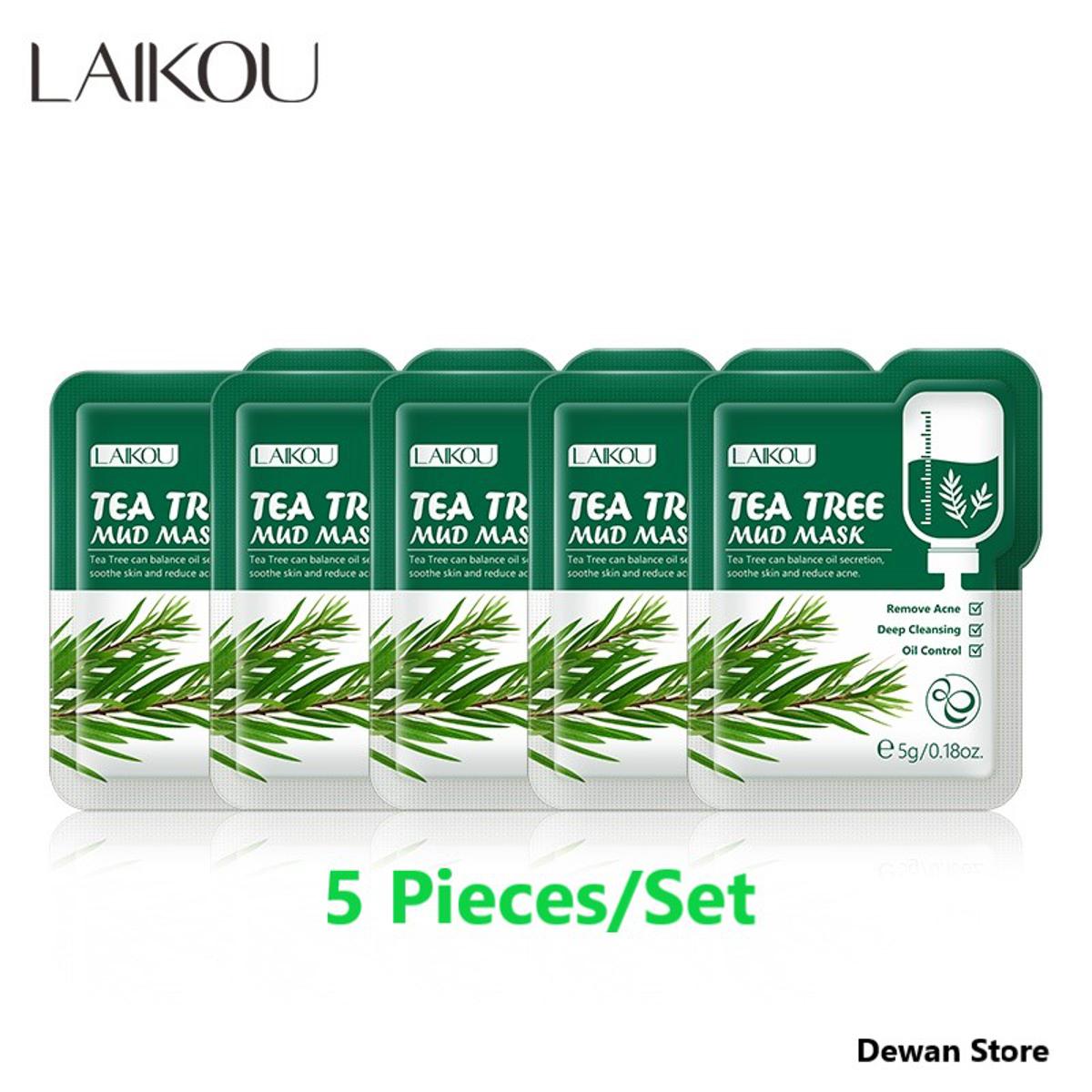 Picture of LAIKOU 5 Pcs/Set Facial mud mask for deep clean- 5g(Face)