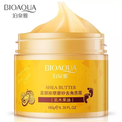 Picture of BIOAQUA Shea Butter Foot Massage Scrub Exfoliating Cream- 180g(Foot)