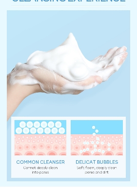 Picture of LAIKOU Milk Moisturizing Deep Cleaning Facial Cleanser- 50g(White-Milk)