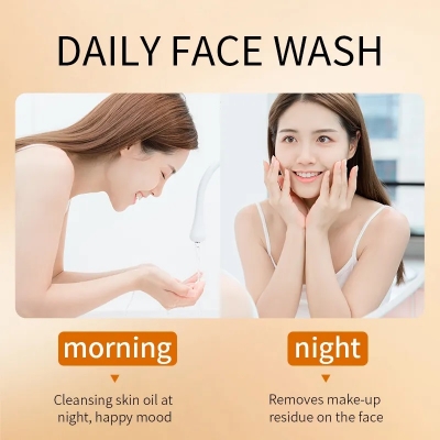 Picture of BIOAQUA Deep Cleansing Vitamin C Facial Foam Cleanser-100g(Vitamin C)