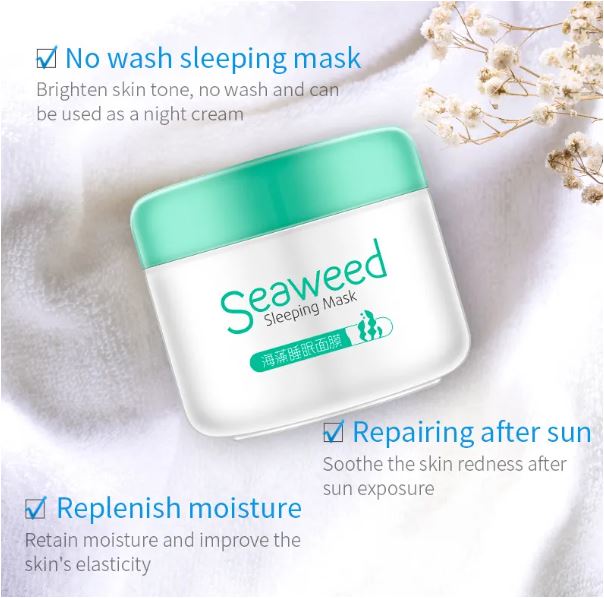 Picture of LAIKOU Seaweed Moisturizing Face Sleeping Mask- 120g(Seaweed)