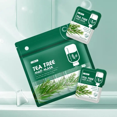 Picture of Laikou 12 Pcs/Set Deep Cleansing Oil Control Anti Acne Tea Tree Mud Mask(Tea Tree)