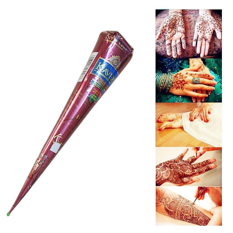 Picture of Kaveri Natural Cone Mehedi for hand design weeding & Eid- 1 Piece(1 Piece)