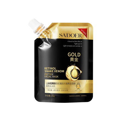 Picture of SADOER Gold Retinol Snake Venom Peptide Anti wrickle Facial Mask- 100g(Gold)