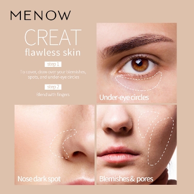 Picture of Menow Wonder Waterproof Concealer Full Coverage Makeup Concealer Pencil- 1 Piece(1)