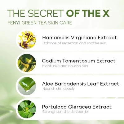 Picture of Fenyi Green Tea Soothing Deep Hydrating Oil Control Toner- 100ml(Green Tea)