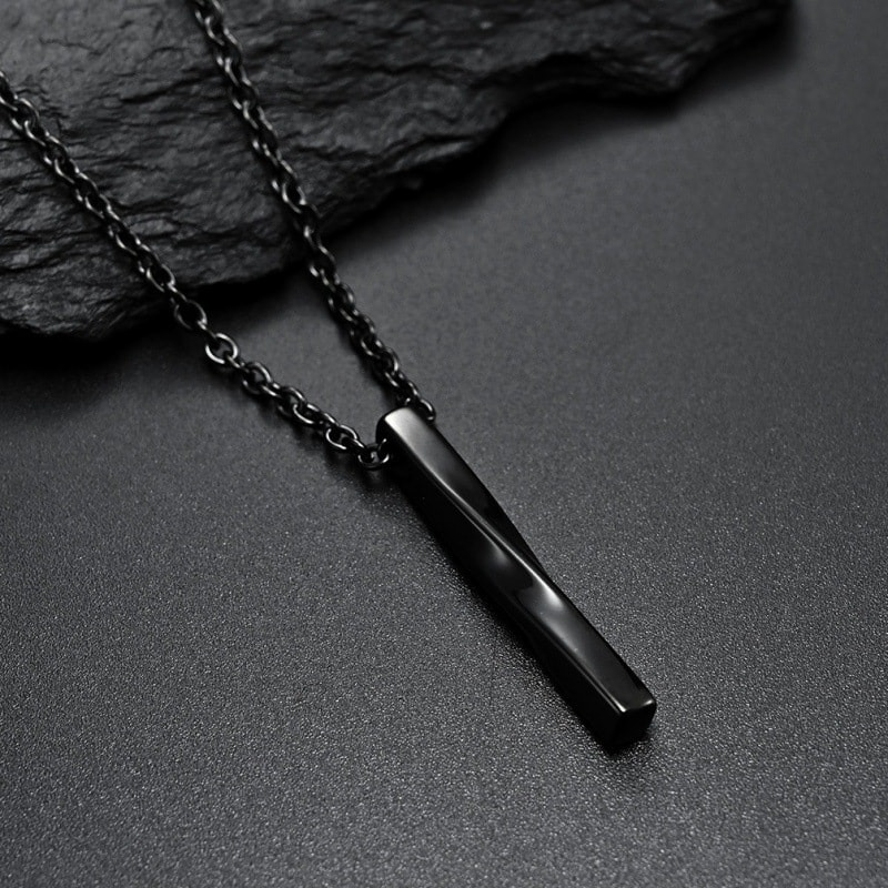 Picture of 1 Piece long Metal Stylish Hiphop Chain For Men(Black)