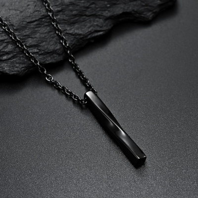 Picture of 1 Piece long Metal Stylish Hiphop Chain For Men(Black)