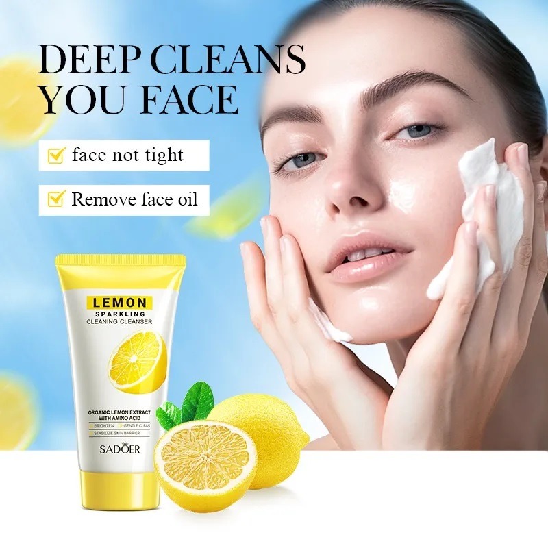 Picture of SADOER Lemon Sparkling Cleaning Cleanser- 150g(Lemon)