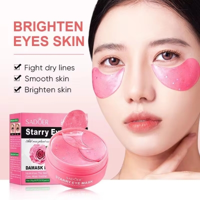 Picture of SADOER Starry Damask Rose Collagen Eye Mask- 60 pcs(Eyes)