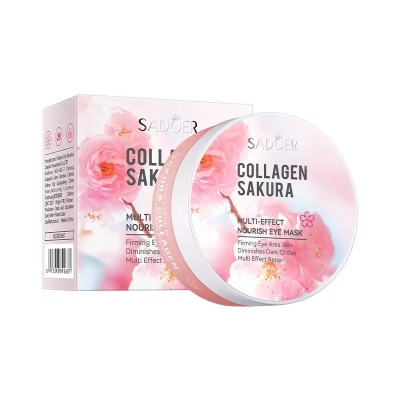 Picture of SADOER Collagen Sakura Multi Effect Nourish Eye Mask- 60 pcs(Eyes)