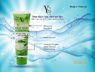 Picture of YC Whitaning Neem Extracted Face Wash- 100ml(Neem)