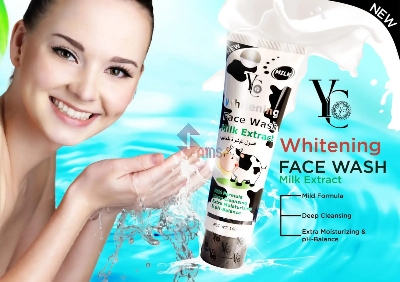 Picture of YC whitaning Milk Extracted Dep Cleansing Face Wash-100ml(Milk)